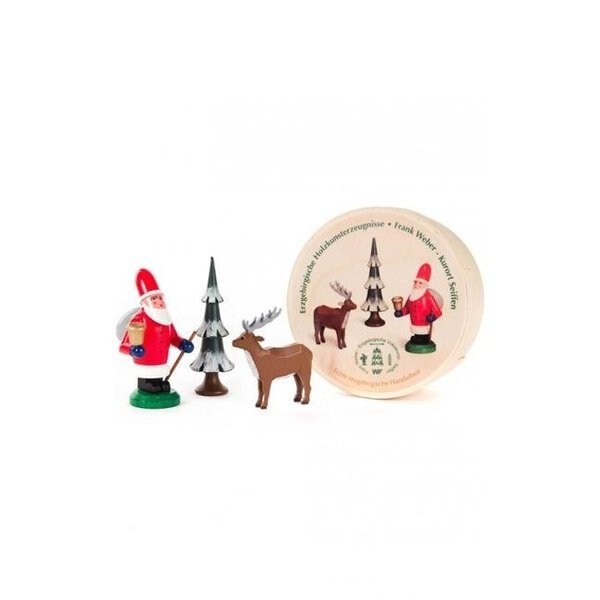 Alexander Taron 070-051 Dregeno Chip Box - Santa & Deer, Alexander Taron, Mfr#: 070-051